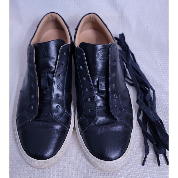 GREATS Black Low Profile Sneaker Shoes Made in Italy Women's US8/38 - Picture 2 of 10